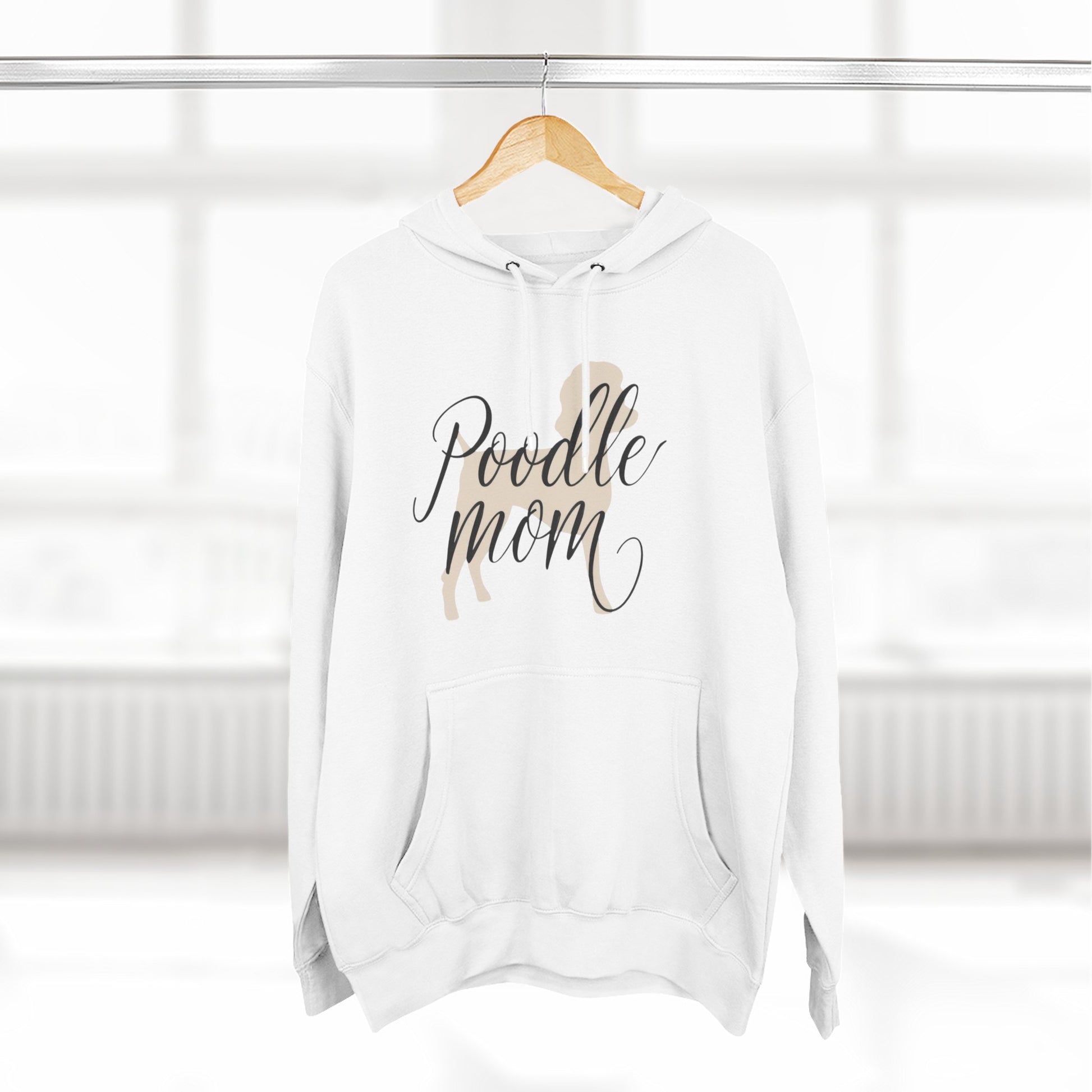 Poodle Mom Cozy Fleece Hoodie - Happy Tails