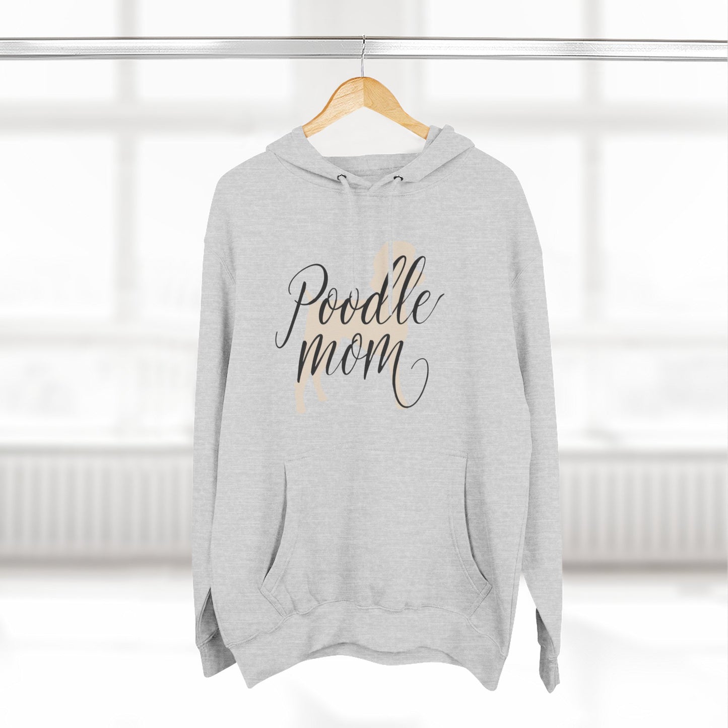 Poodle Mom Cozy Fleece Hoodie - Happy Tails