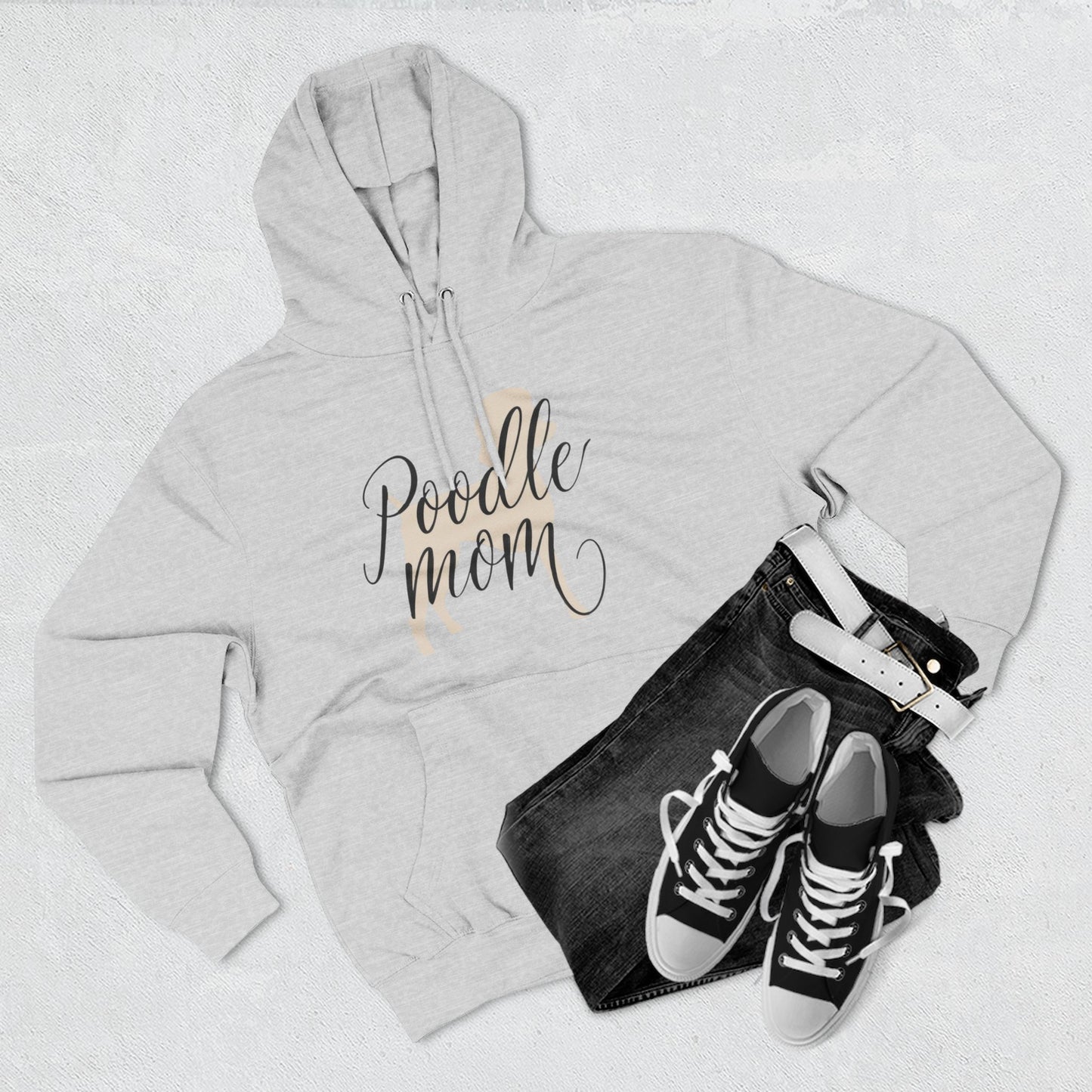 Poodle Mom Cozy Fleece Hoodie - Happy Tails