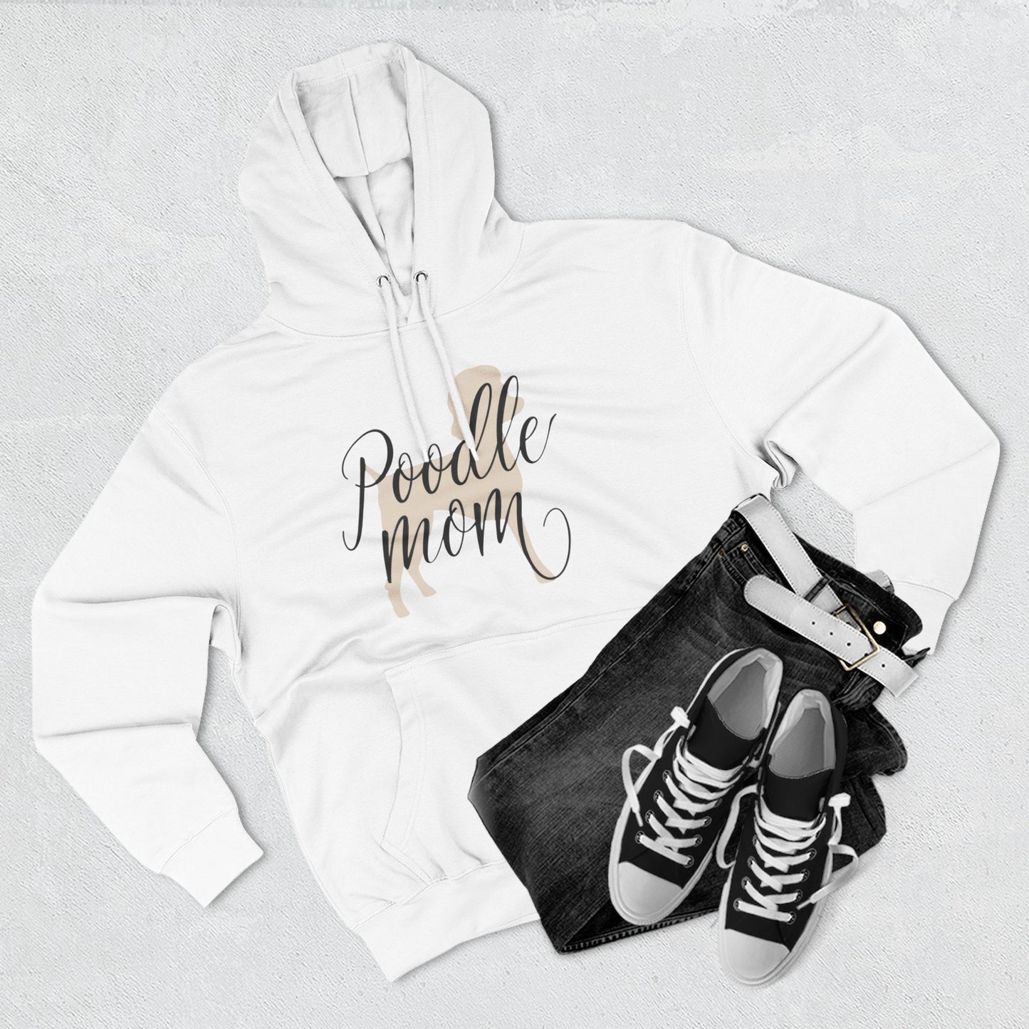 Poodle Mom Cozy Fleece Hoodie - Happy Tails