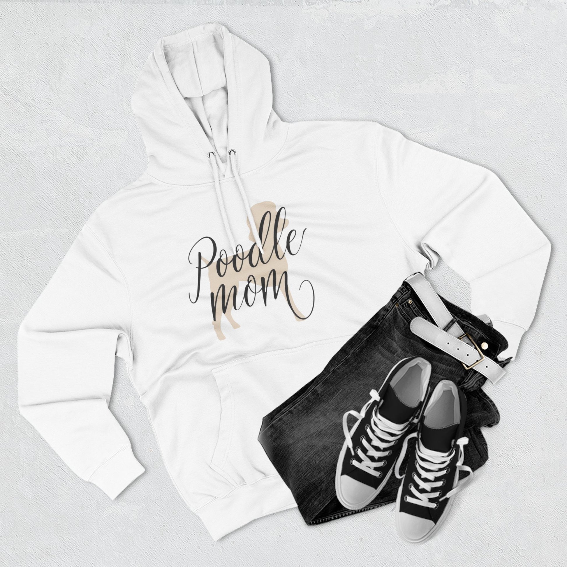 Poodle Mom Cozy Fleece Hoodie - Happy Tails