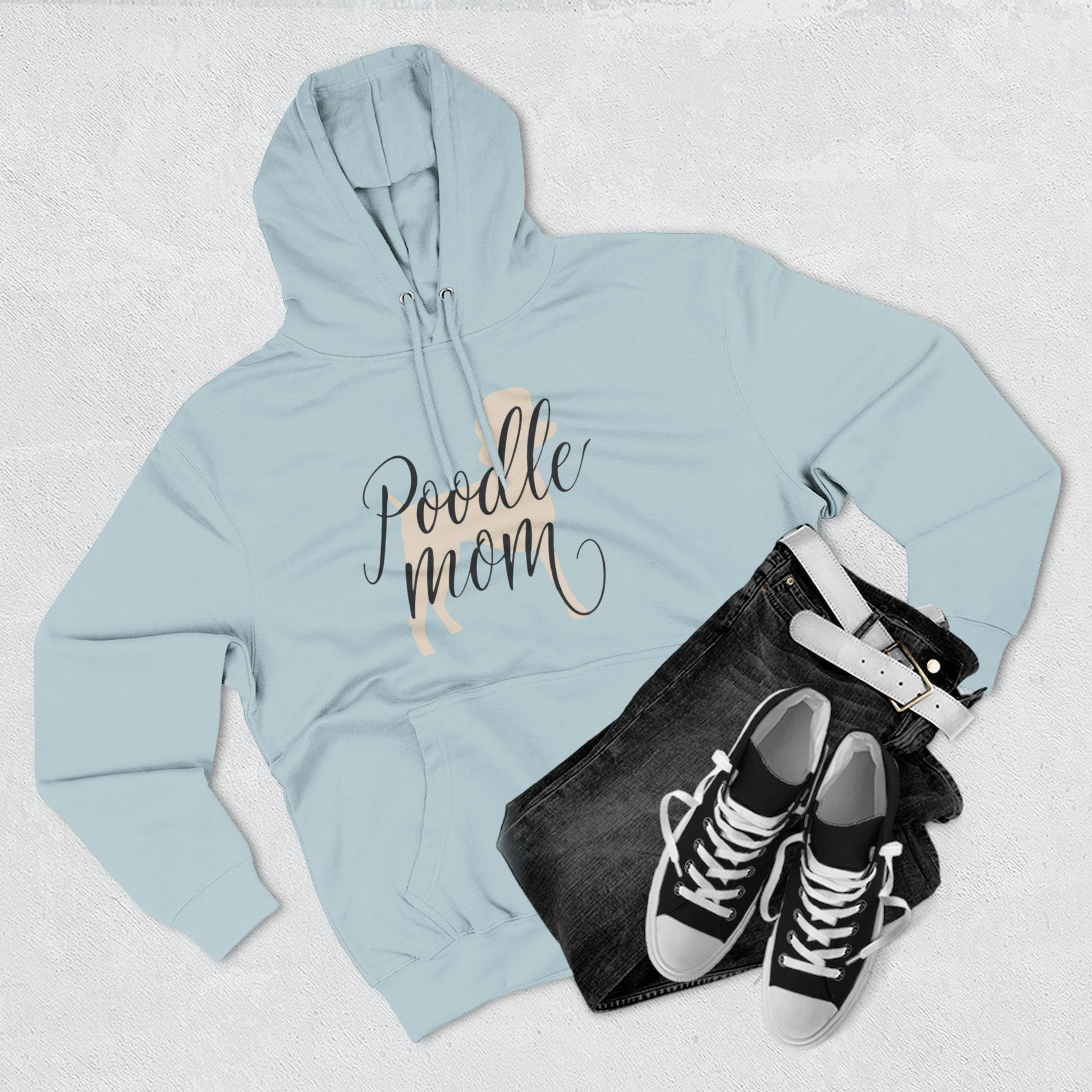 Poodle Mom Cozy Fleece Hoodie - Happy Tails