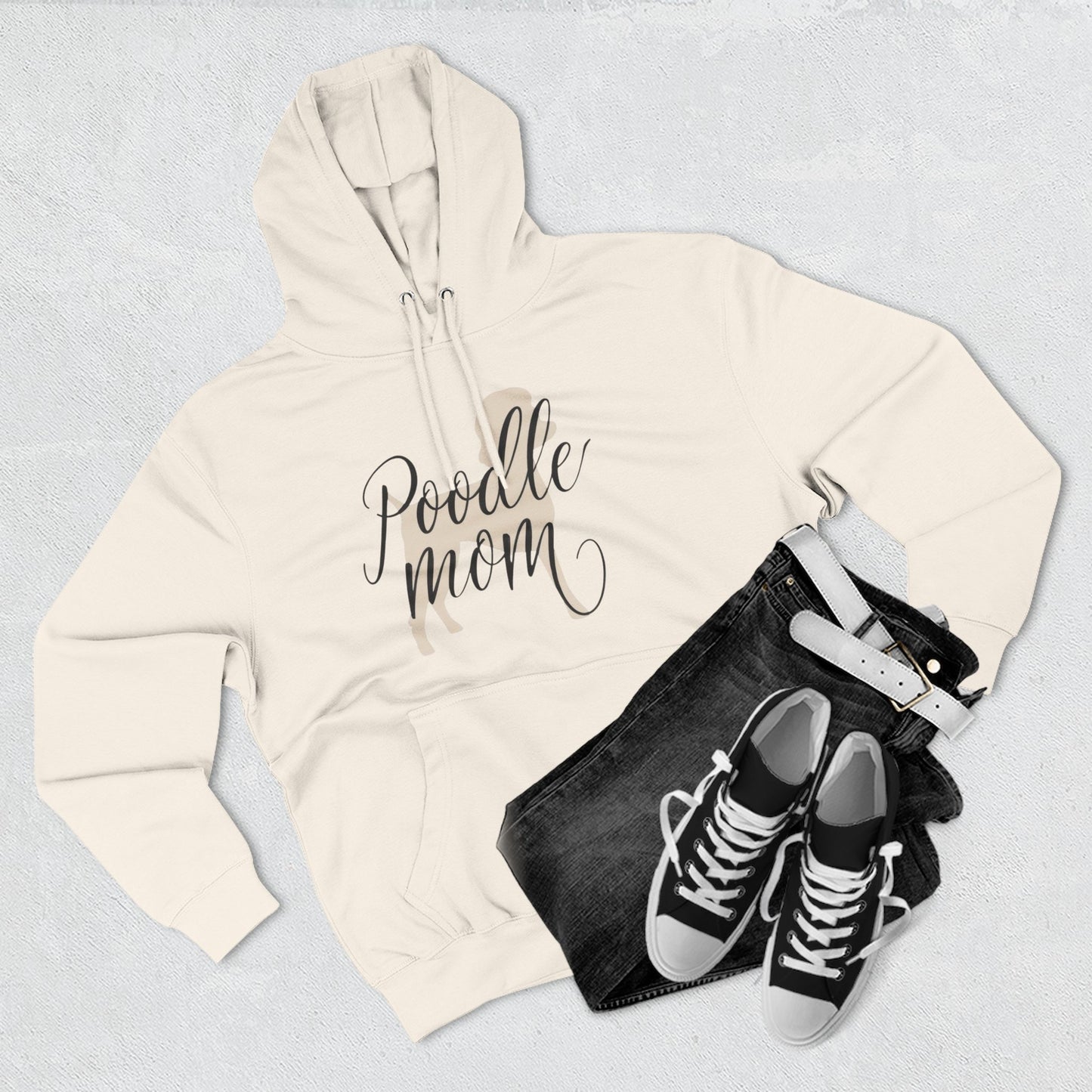 Poodle Mom Cozy Fleece Hoodie - Happy Tails